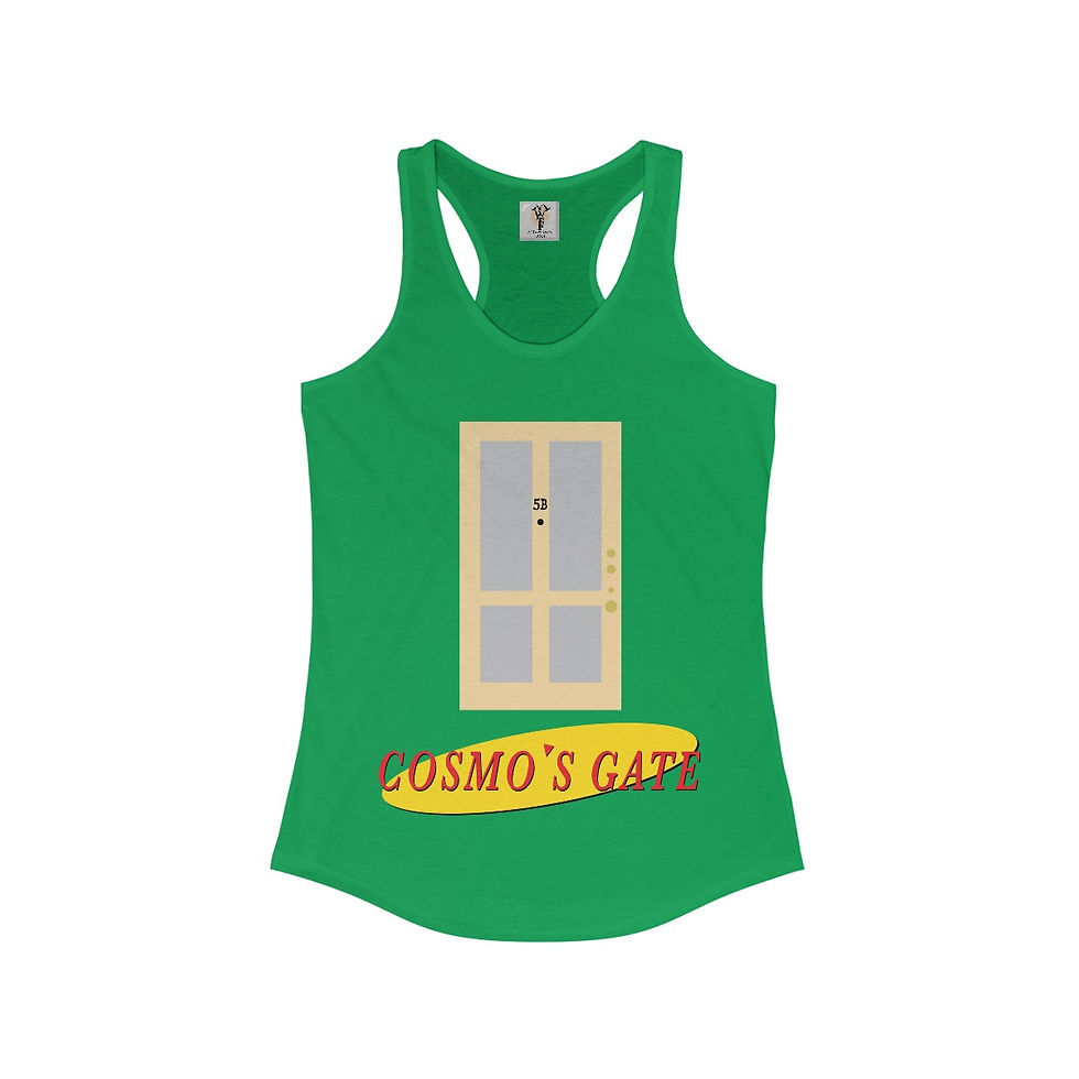 Thumbnail: Green tank top featuring Cosmo's Gate