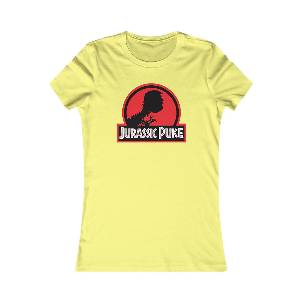 Thumbnail: Yellow Jurassic Pukes T-Shirt