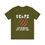 Thumbnail: Olive green t-shirt with "Scars: Souvenirs You Never Lose" design