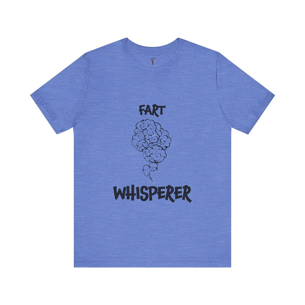 Thumbnail: Blue T-Shirt with 'Fart Whisperer' text