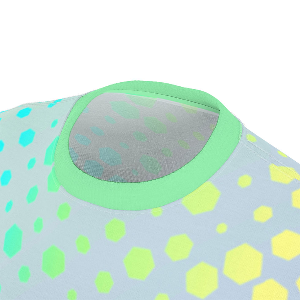 Thumbnail: Bright Neon Dots, Lavender Purple, Unisex Tee 