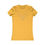 Thumbnail: Trippy cat graphic on mustard yellow women's t-shirt
