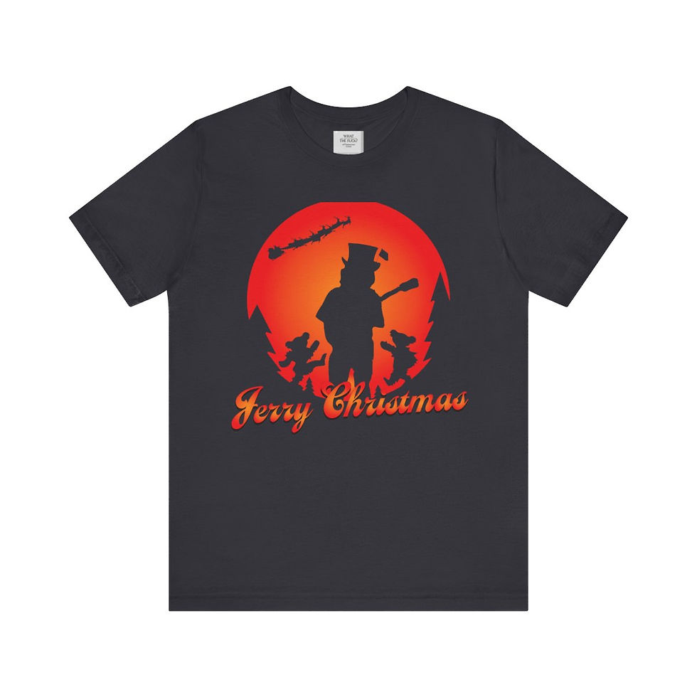Thumbnail: Jerry Garcia Christmas tee shirt design