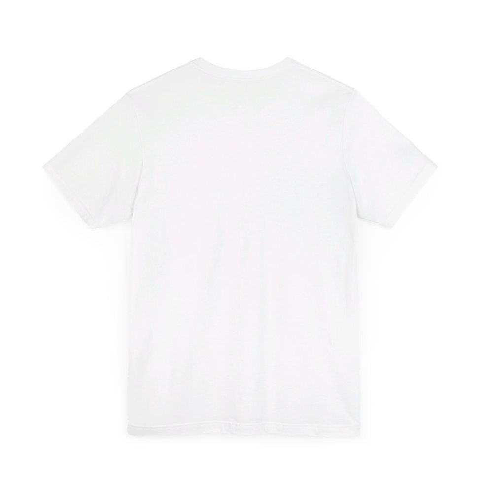Thumbnail: White short-sleeve t-shirt back view