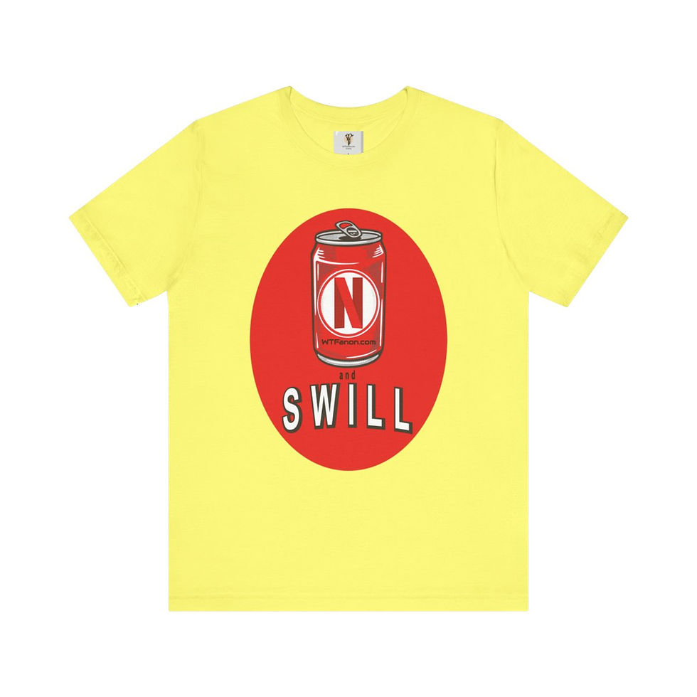 Thumbnail: Yellow T-shirt with 'N' Swill can print