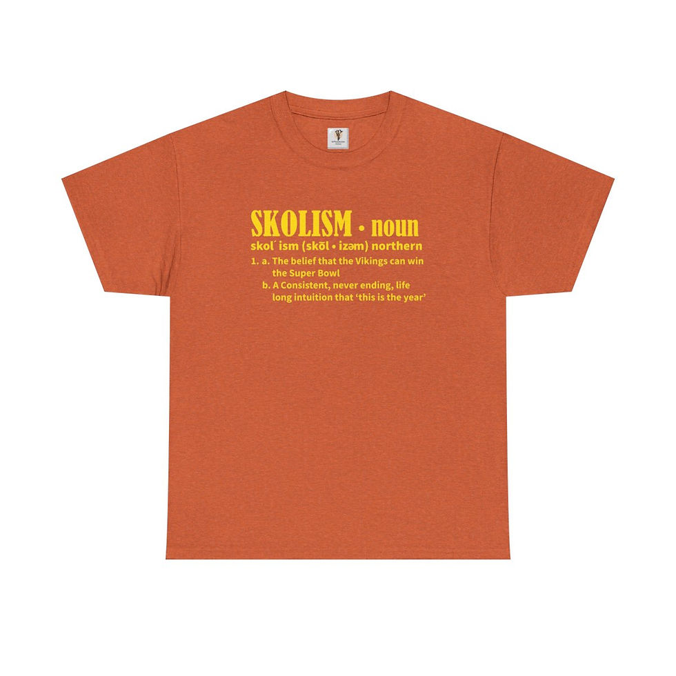 Thumbnail: Skolism - noun; what fun feels like; t-shirt design