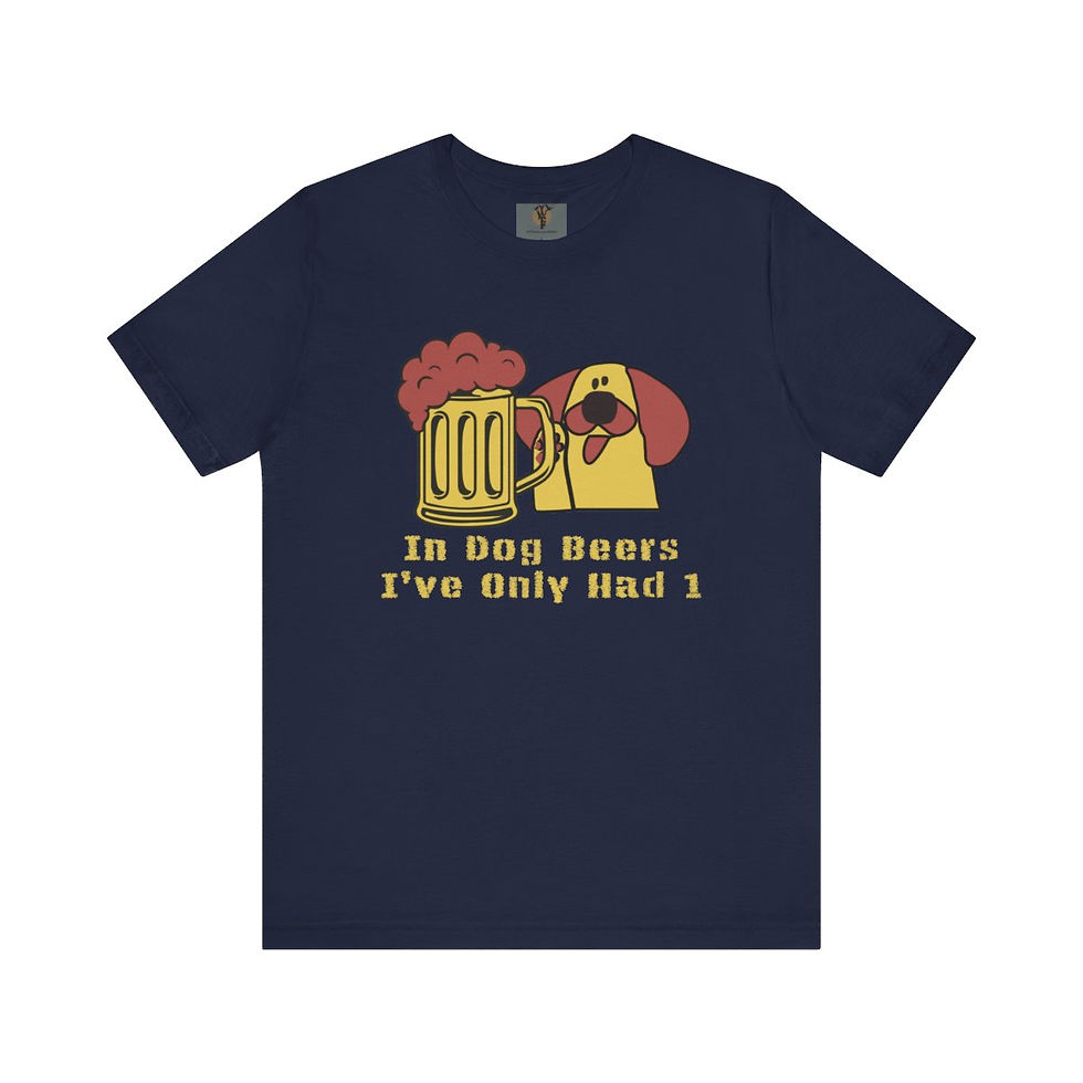 Thumbnail: Dog beer t-shirt: "In dog beers I've only had 1"