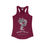 Thumbnail: Burgundy women's tank top, Smoke Show design