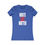 Thumbnail: White Lies Matter T-shirt design on a blue women's shirt