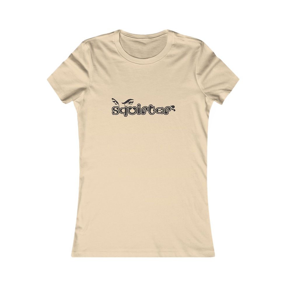 Thumbnail: Beige women's shirt with 'squirtox' logo