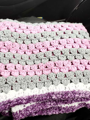 Handmade baby blanket