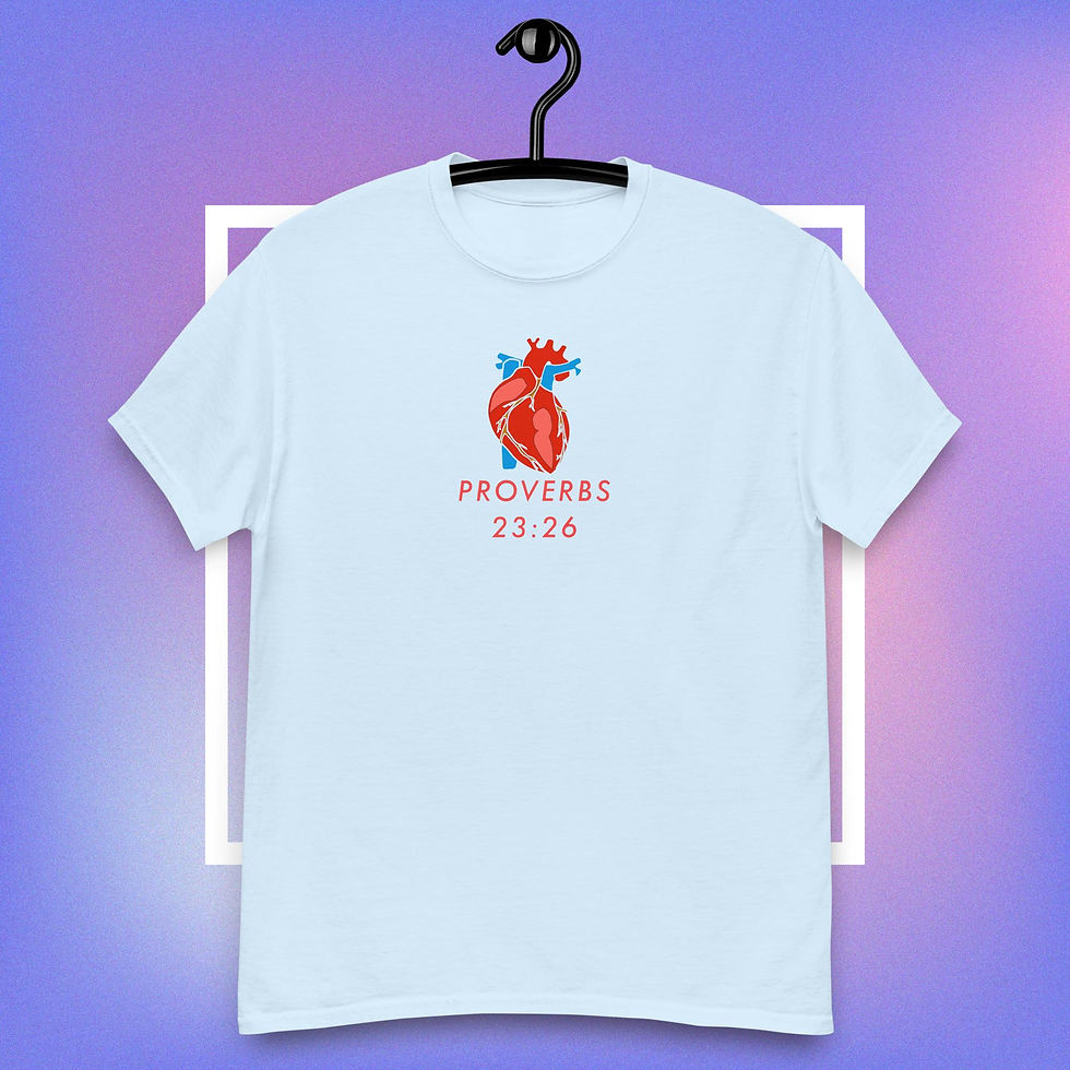 Thumbnail: KINITRO Proverbs Heart tee