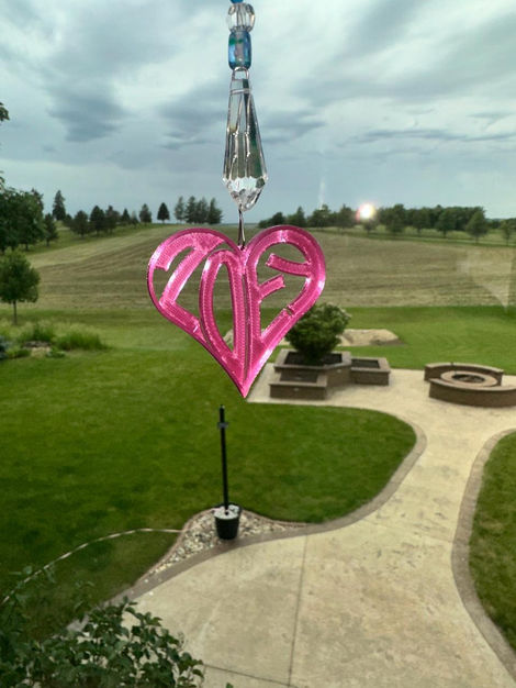 Zoey Heart Charm