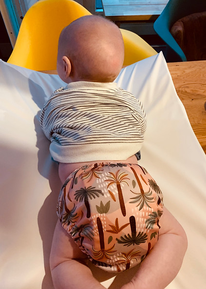 Wasbare luier palmboom