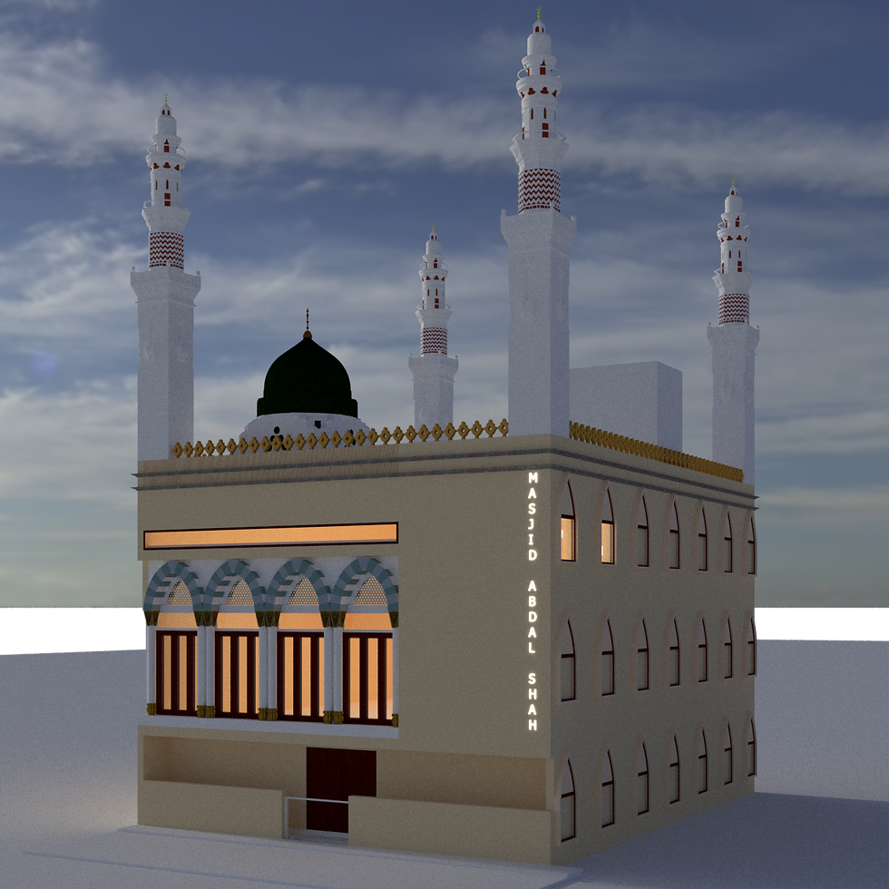 View of the Masjid c