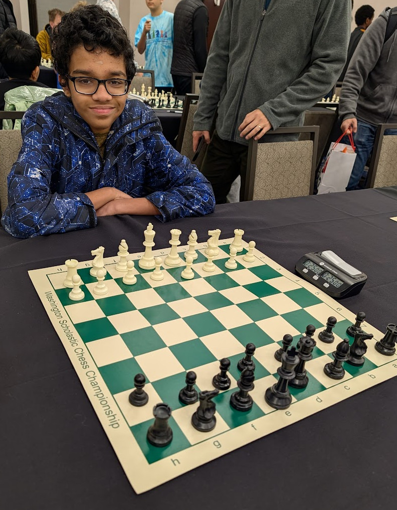 Anirudh Bala at a Chess Tournament