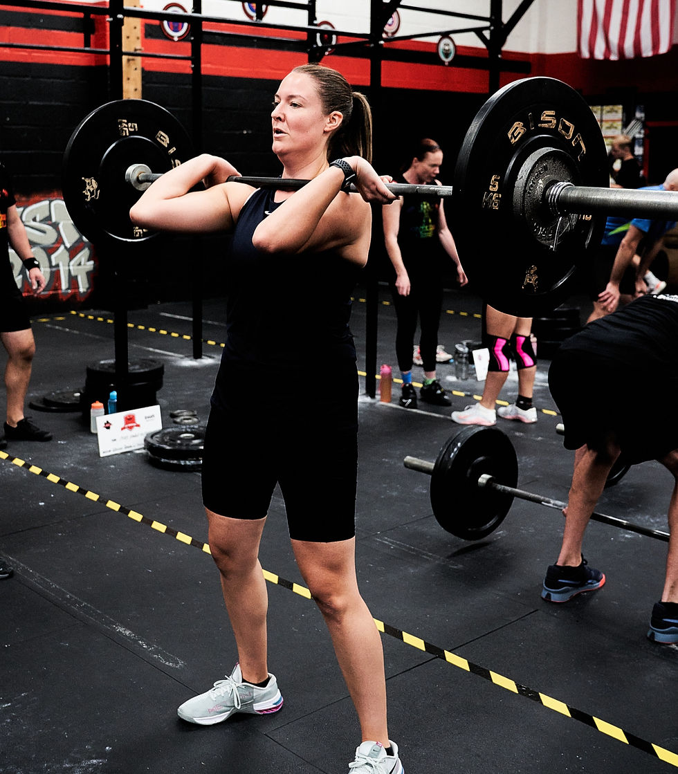 Female CrossFit athlete