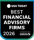 USA TODAY Best Financial Advisory Firms Logo Badge
