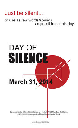 Day of Silence Poster - Sample 1