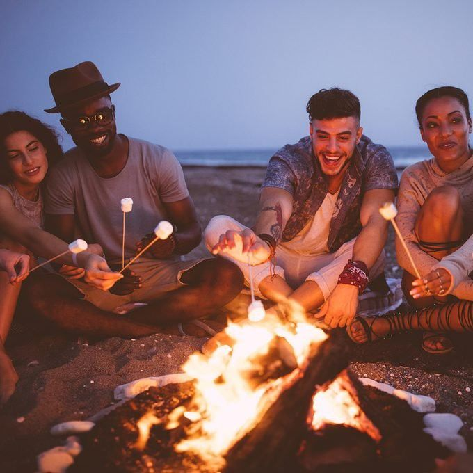 Destin Beach Bonfire