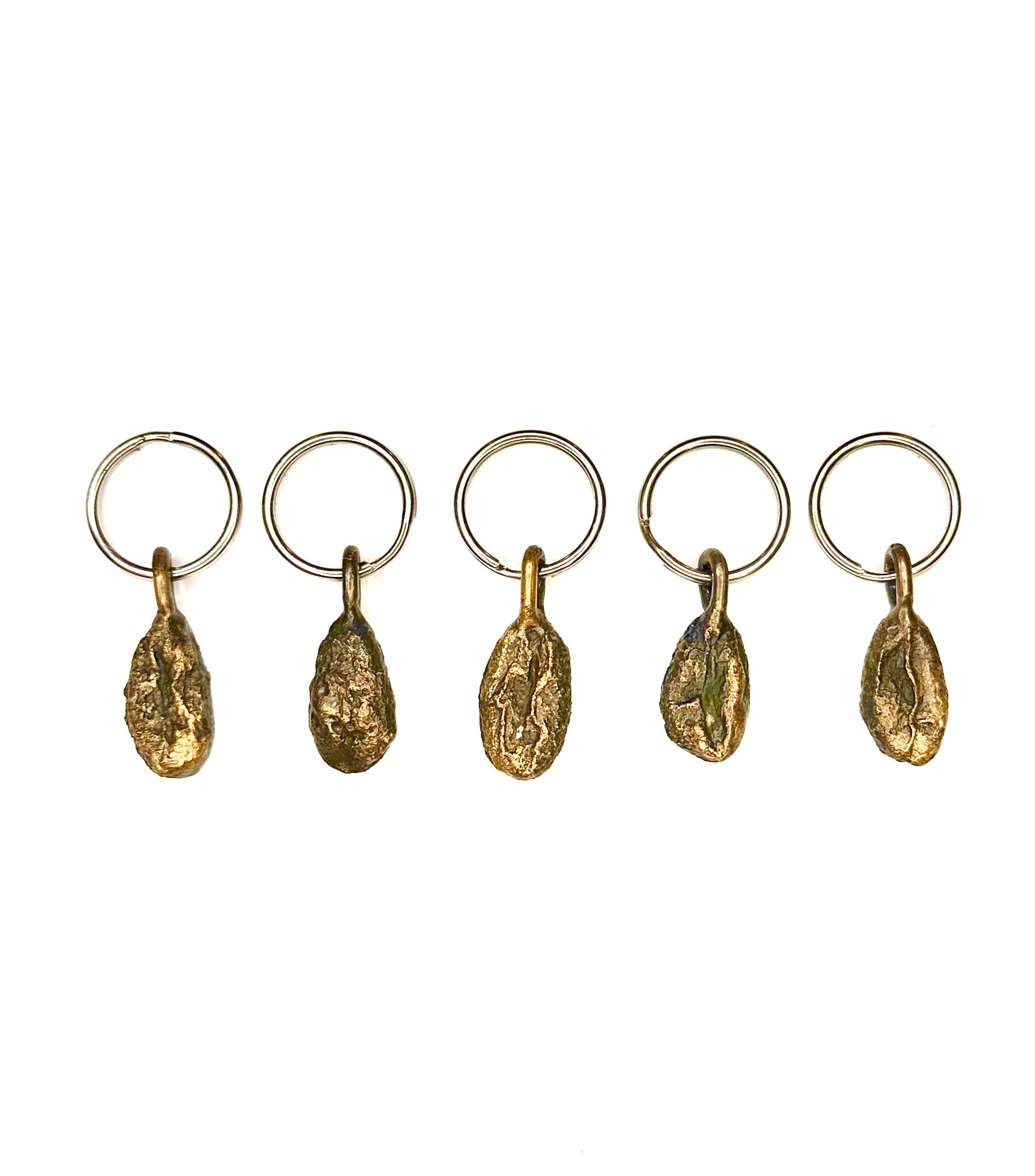 Solid Bronze Chuncho cacao bean