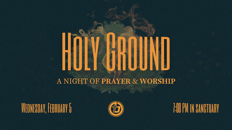 Holy Ground Prayer Night 