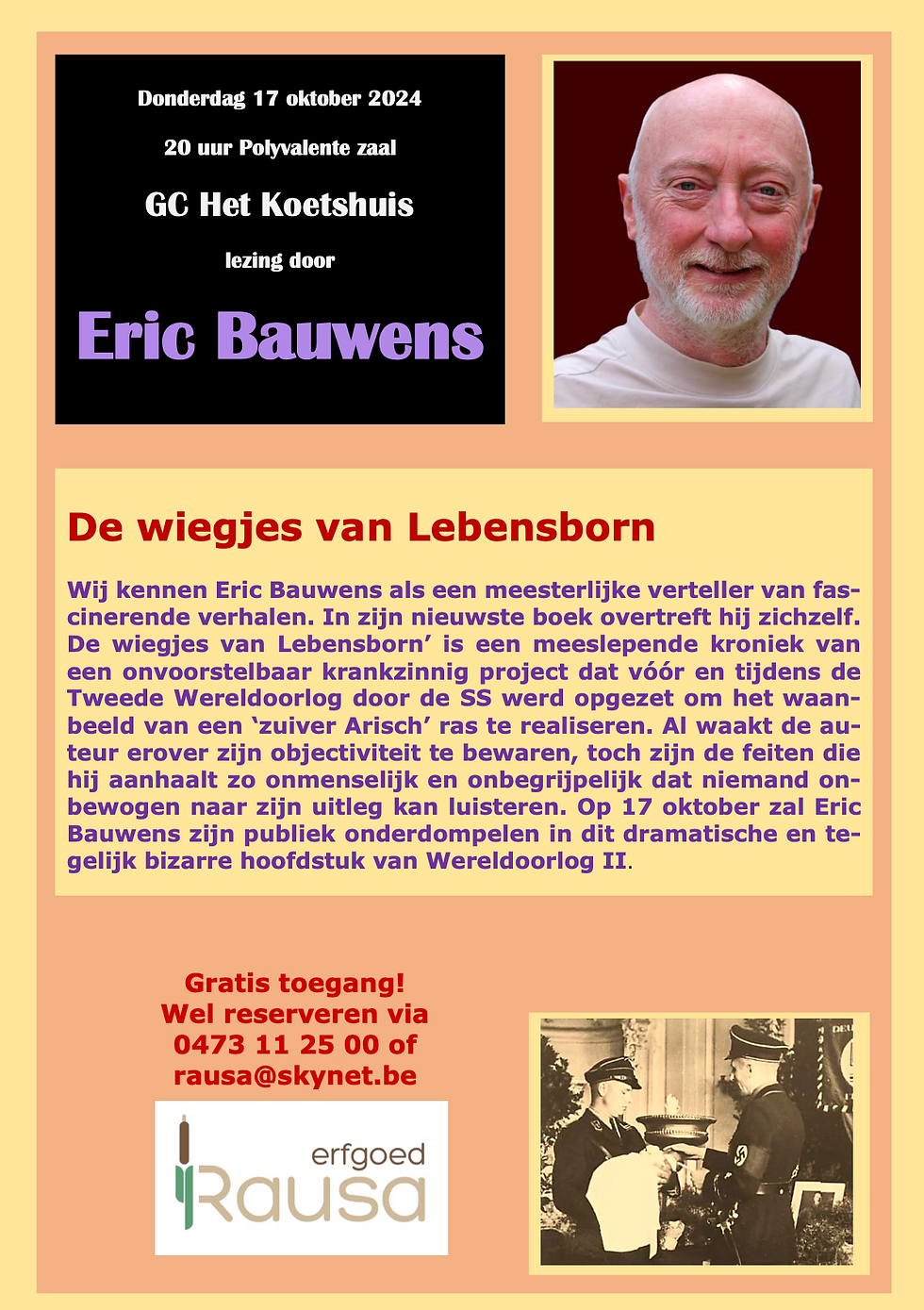 Lezing Eric Bauwens - De Wiegjes Van Lebensborn
