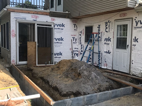 Outside Addition-BEFORE-putting in dirt
