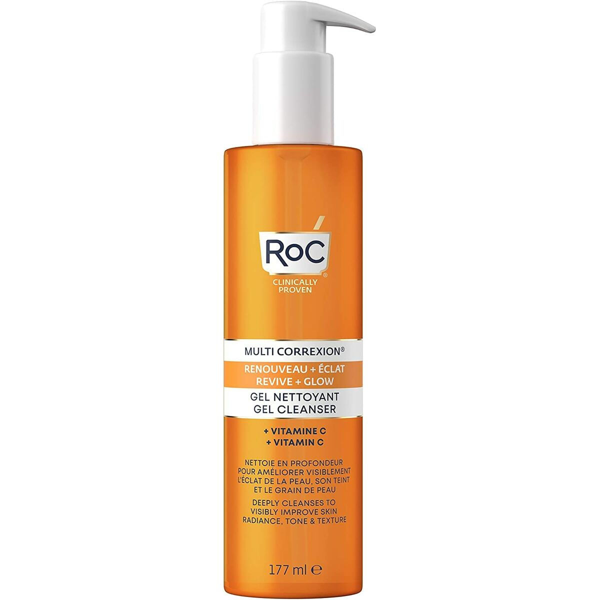 Gel Detergente Viso Roc Multi Correxion Revive + Glow (177 ml)