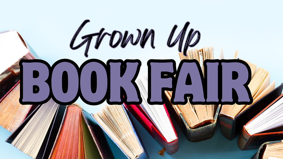 Grown Up Book Fair with The Crooked Nook