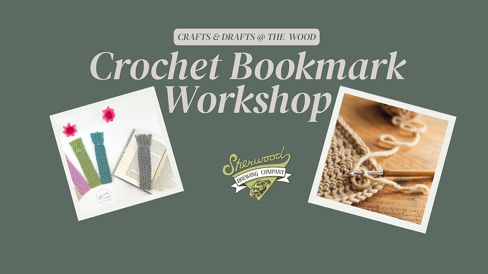 Crafts & Drafts: Crochet Bookmark Workshop