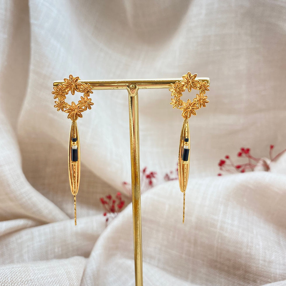 Miniature : Boucles d'oreilles Flora
