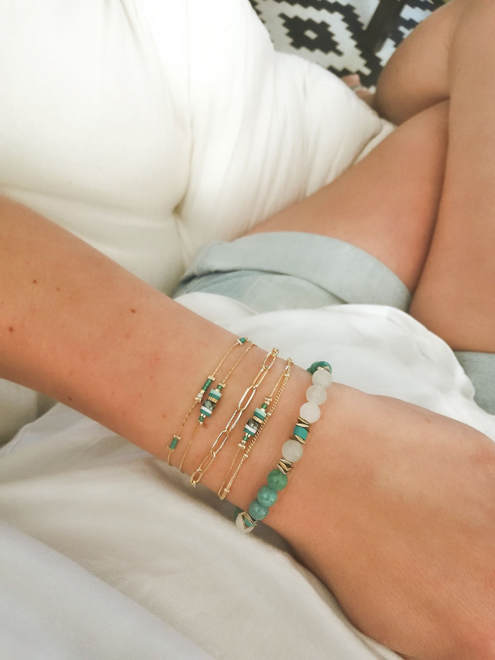 Miniature : Bracelet double Rainbow