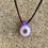 Thumbnail: Pink Eye Pendant with Rainbow Iris