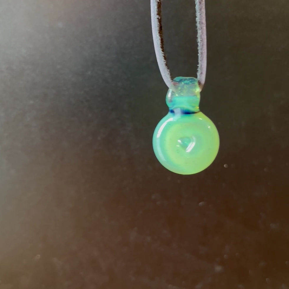 Thumbnail: Sea Eye Pendant with Rainbow Iris