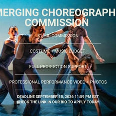 Calling Choreographers: Renversons Emerging Choreographer Commission is Live