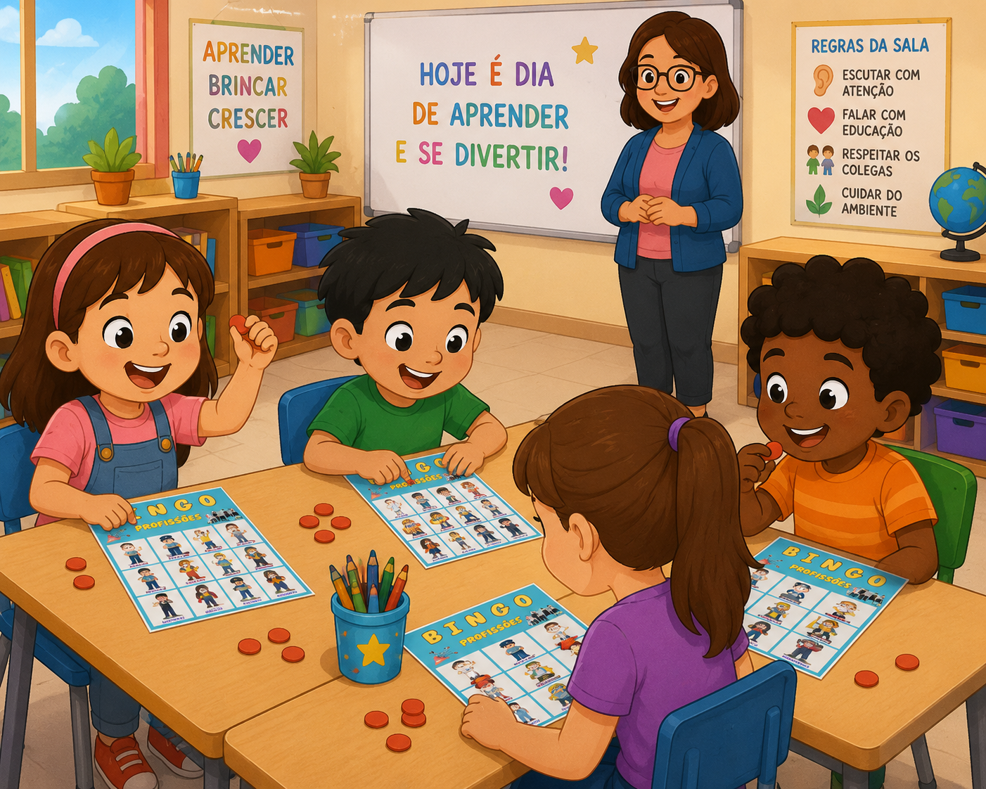 Memória + Bingo Profissões