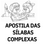 Miniatura: Apostila das sílabas complexas