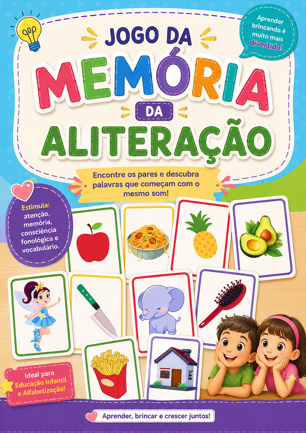 Miniatura: Jogo da Memória de aliteração