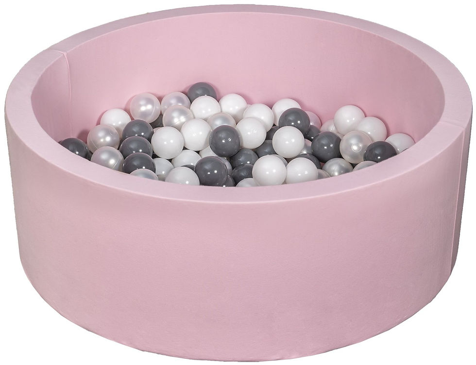 Thumbnail: Pink Round Fabric Ball Pits