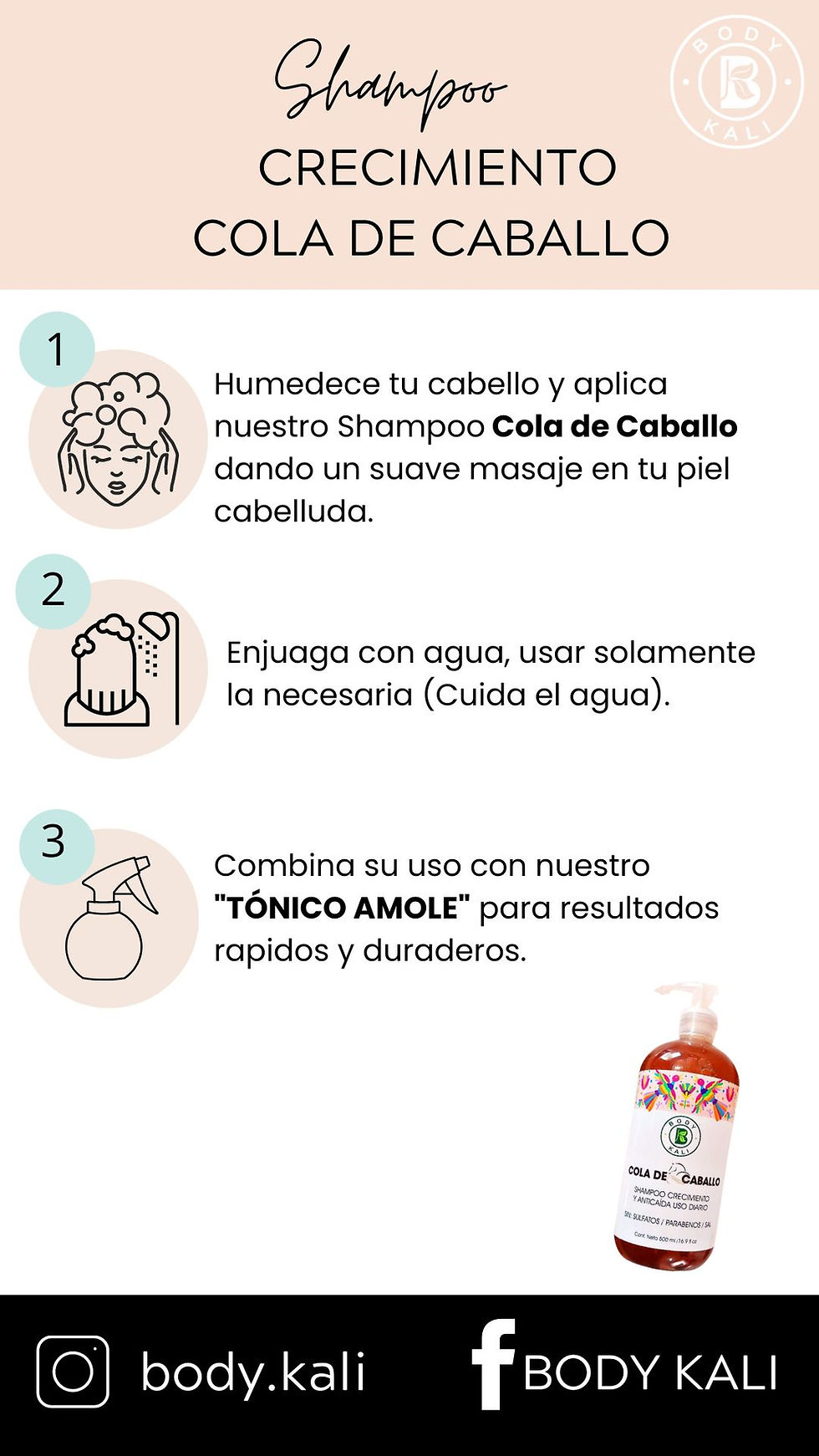 Thumbnail: Shampoo Crecimiento Cola de Caballo| Fortalece, Nutre y Acelera el Crecimiento
