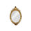 Thumbnail: 18th Century French Louis XV Period Gilded Gold Oval Mirror