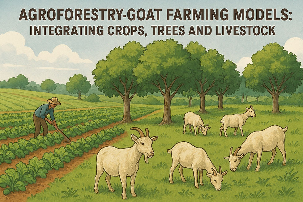 Agroforestry-Goat Farming Models: Integrating Crops, Trees and Livestock