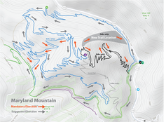 Maryland Mountain Trail Map