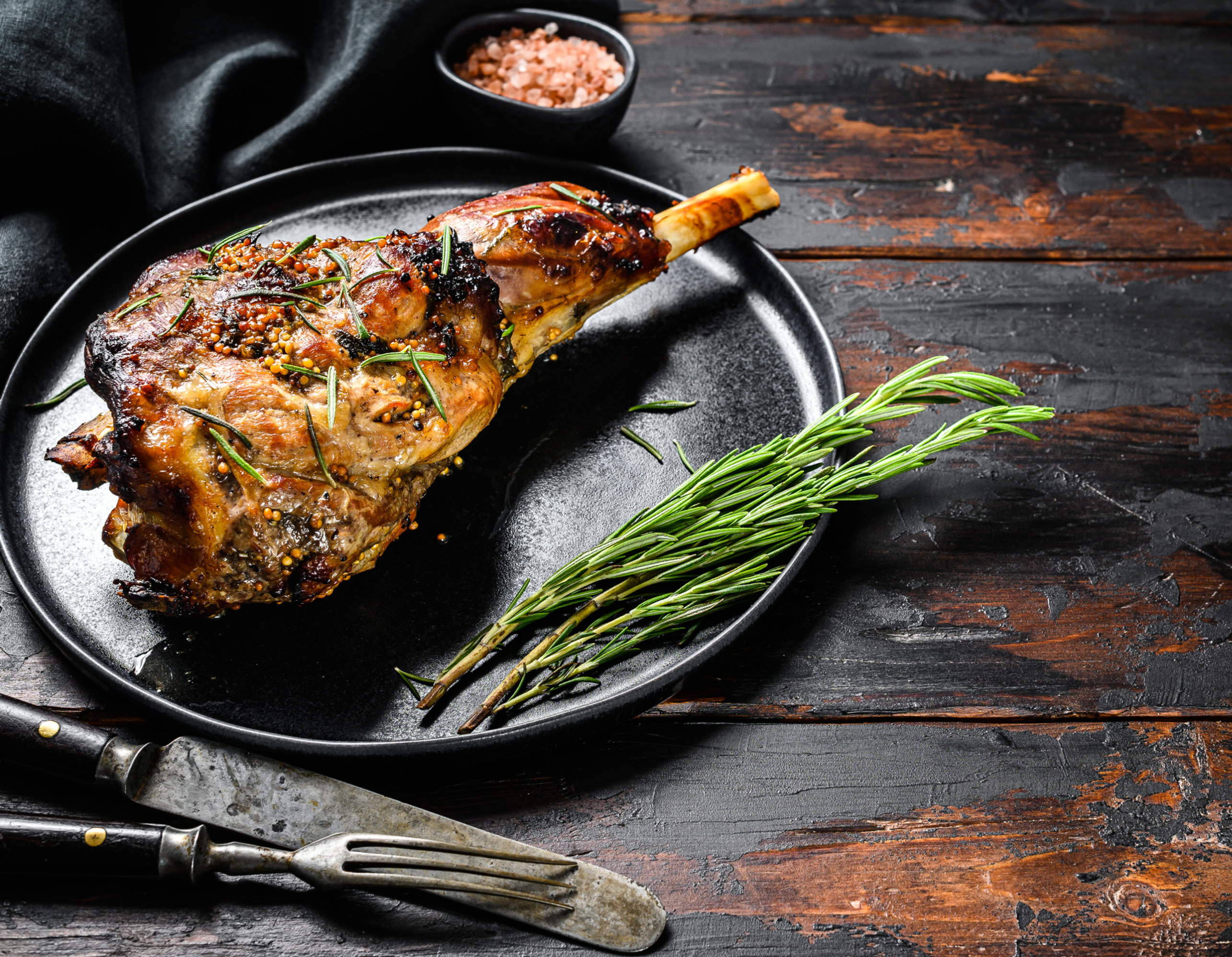 Gigot entier avec os