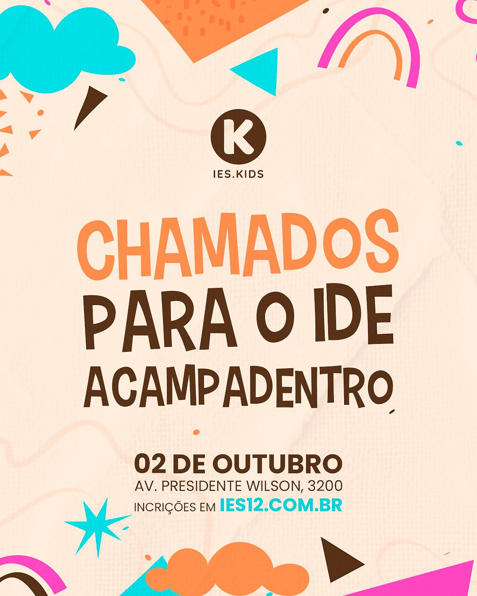 ACAMPADENTRO - CHAMADOS PARA O IDE