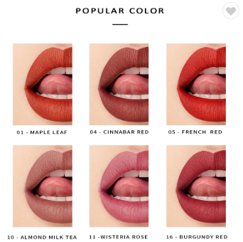 Miniatura: Lápiz labial mate impermeable de larga duración Maquillaje Labios naturales