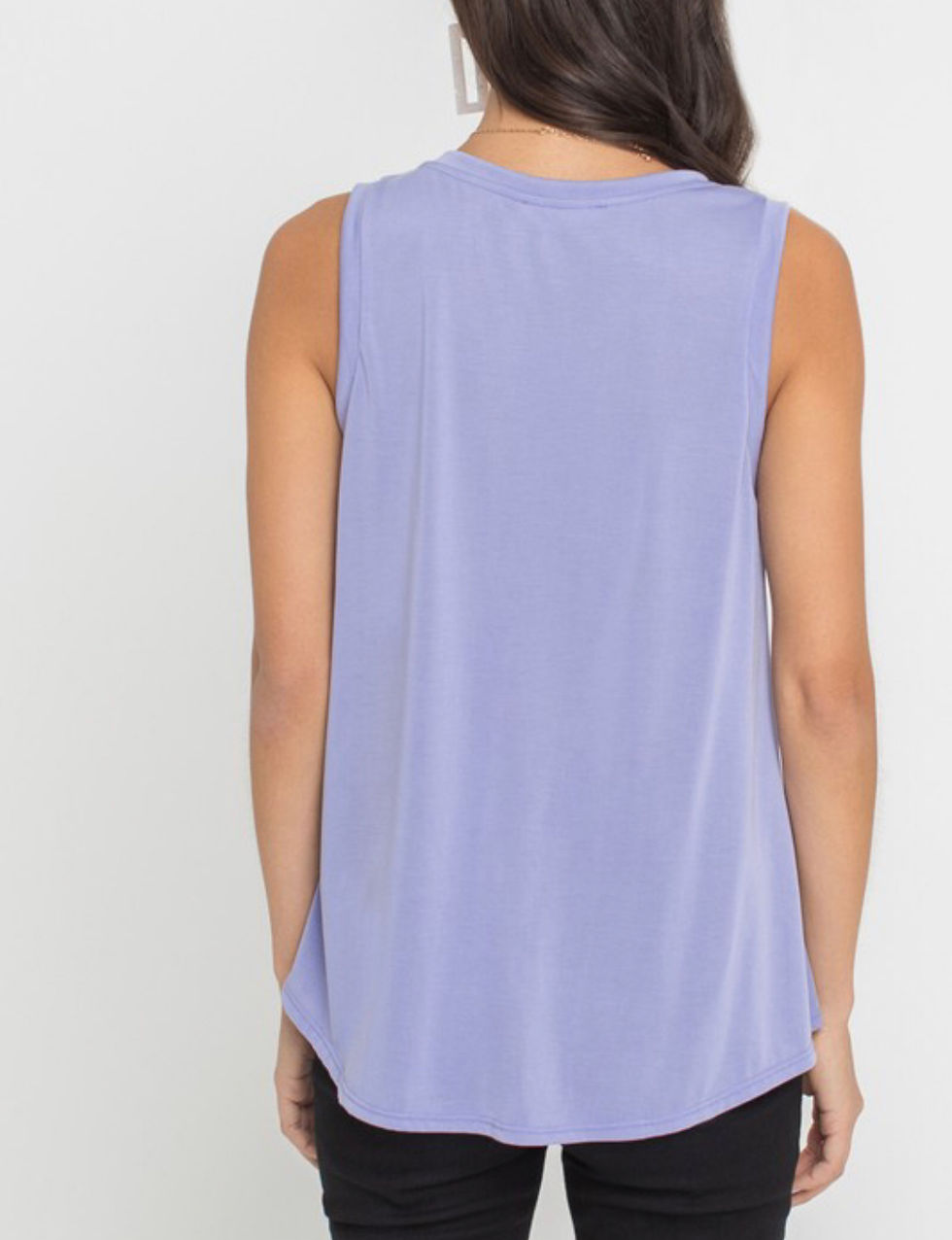Thumbnail: Lavender Side Gathered Tank