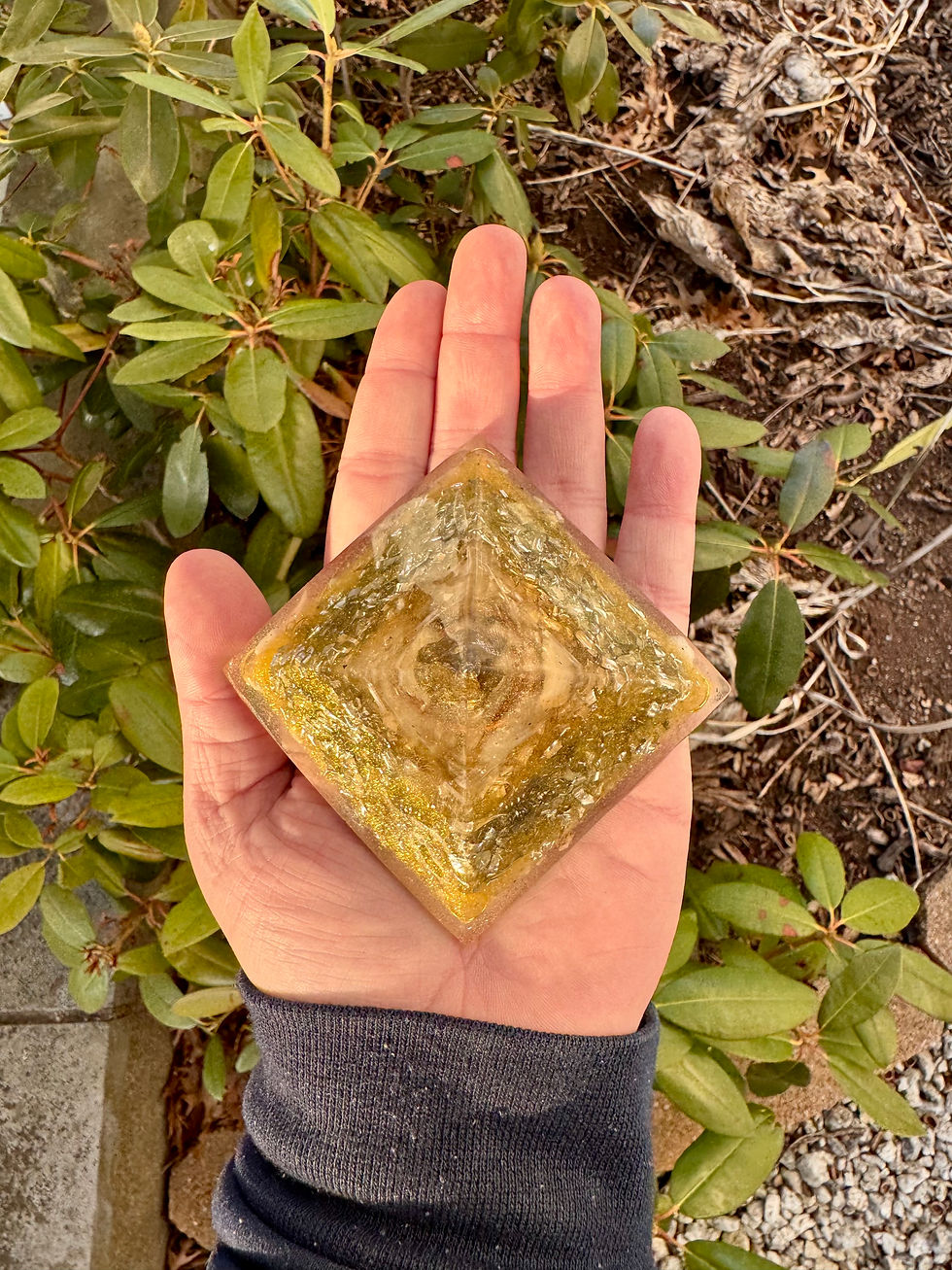 Thumbnail: Pyrite Three Inch Orgone Energy Pyramid