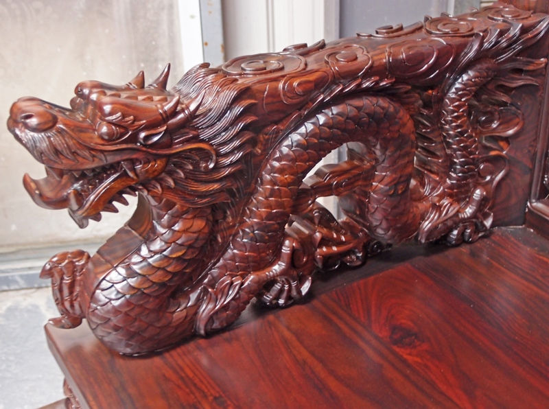 Thumbnail: HA-0175-紫檀全雕龍主人椅